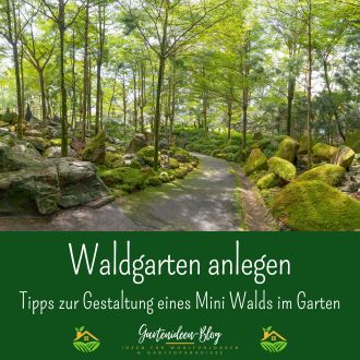 Waldgarten anlegen - Tipps zur Gestaltung eines Mini Walds im Garten