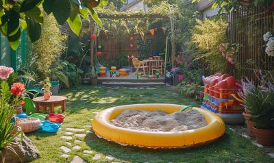 Kinderfreundlicher Garten Familienparadies