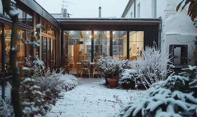 gemütlicher Wintergarten Anbau