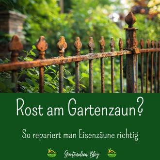 Rost am Gartenzaun - So repariert man Eisenzäune richtig