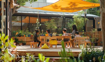 außenbereich kindergarten sicherheit und spielspaß