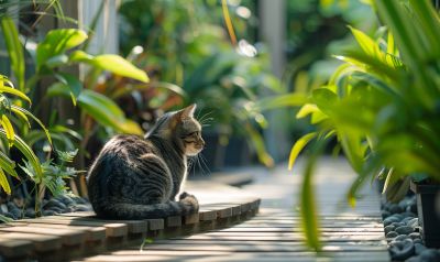 Gartengestaltung für Katzen katzenfreundlicher Garten Alltag